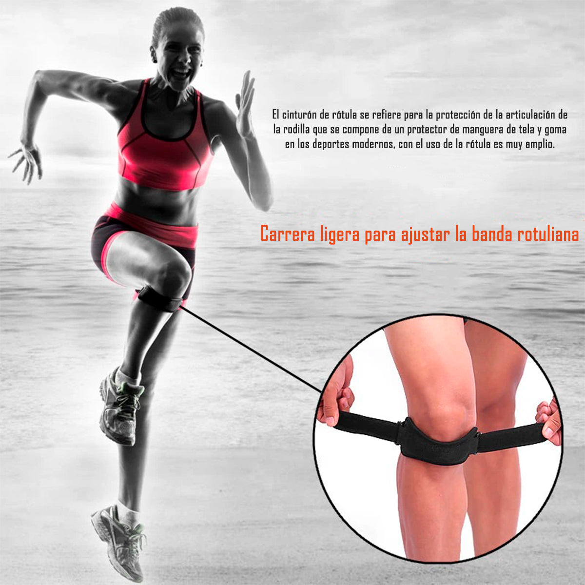 Pack 2 Menisqueras Soporte Rotuliano Ajustable Sport