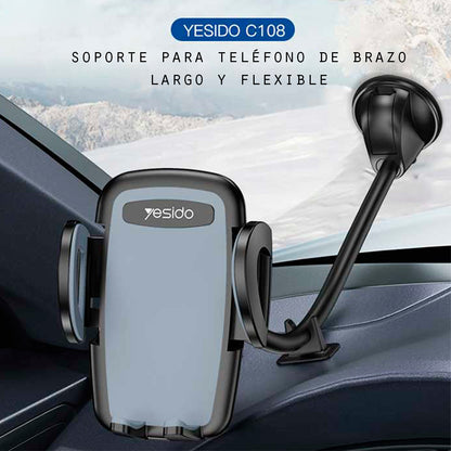 Soporte Holder para Celular Auto Car Largo tablero Yesido